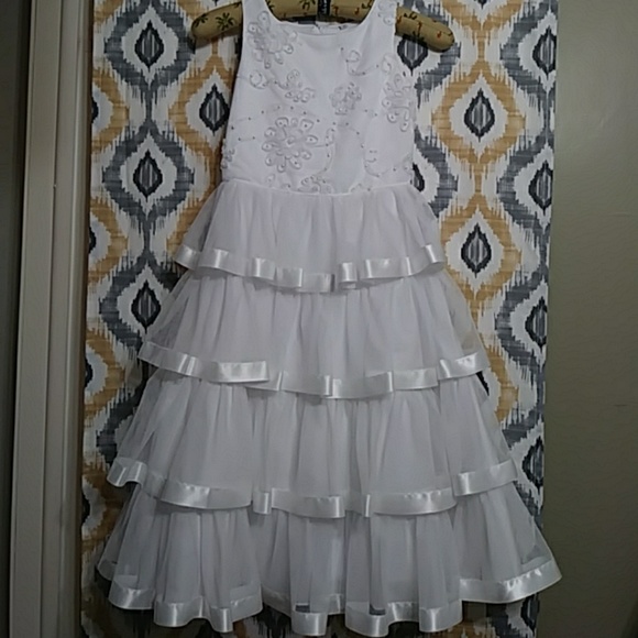 Other - 4 Tier Flower Girl Easter Communion Dress